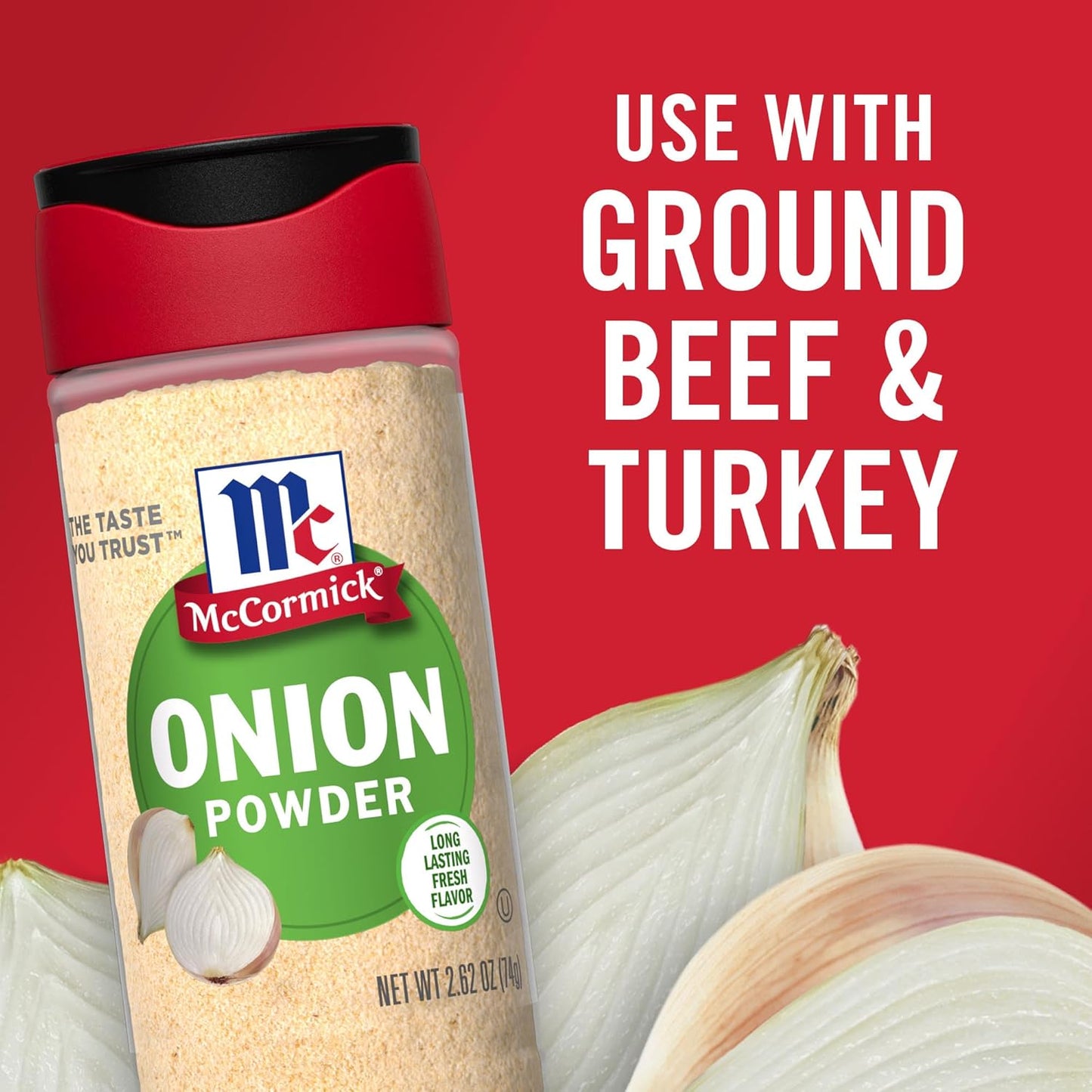 McCormick Onion Powder – Single-Ingredient Kosher Spice for Healthy Meal Prep
