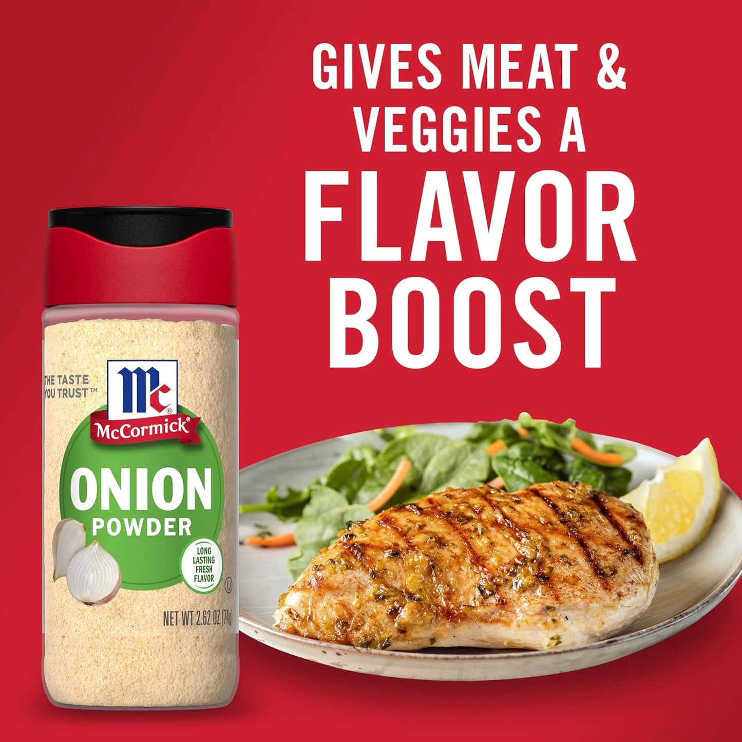 McCormick Onion Powder – Single-Ingredient Kosher Spice for Healthy Meal Prep