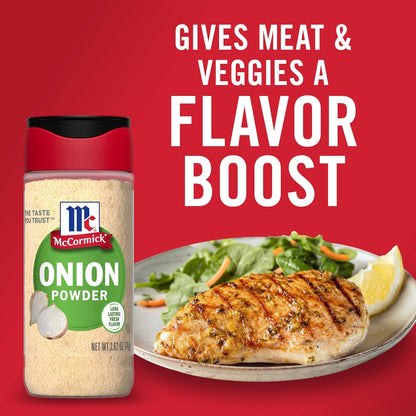 McCormick Onion Powder – Single-Ingredient Kosher Spice for Healthy Meal Prep