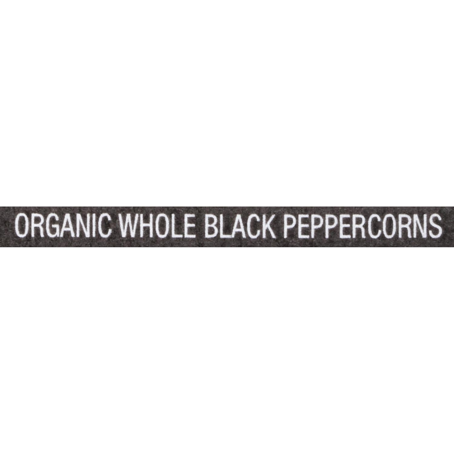 McCormick Organic Whole Black Peppercorns 13.75 oz – Minimalist Spice Refill with Clean Label Design