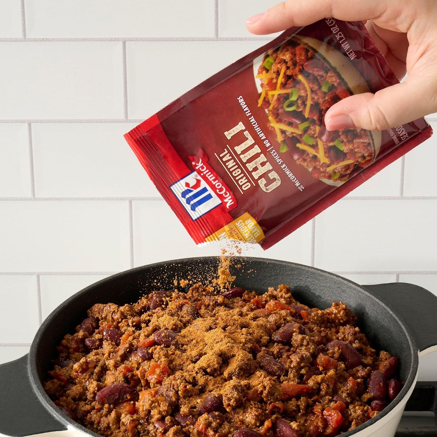 McCormick Original Chili Seasoning Mix for Efficient Meal Prep, 4 Servings Per Packet