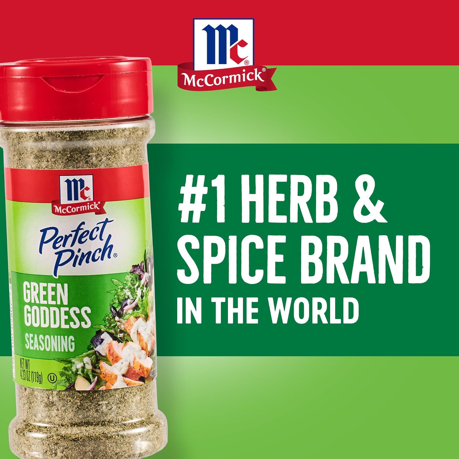 McCormick Perfect Pinch Green Goddess – Birthday Gift for Mom Who Wants Quick, Flavor-Packed Dinners