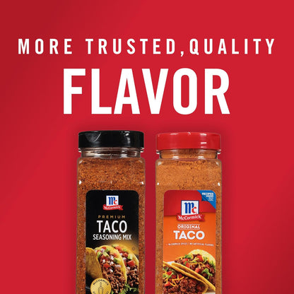 McCormick Premium Taco Seasoning Mix, 24 oz – No Artificial Flavors Bulk Spice for Healthy Meal Prep