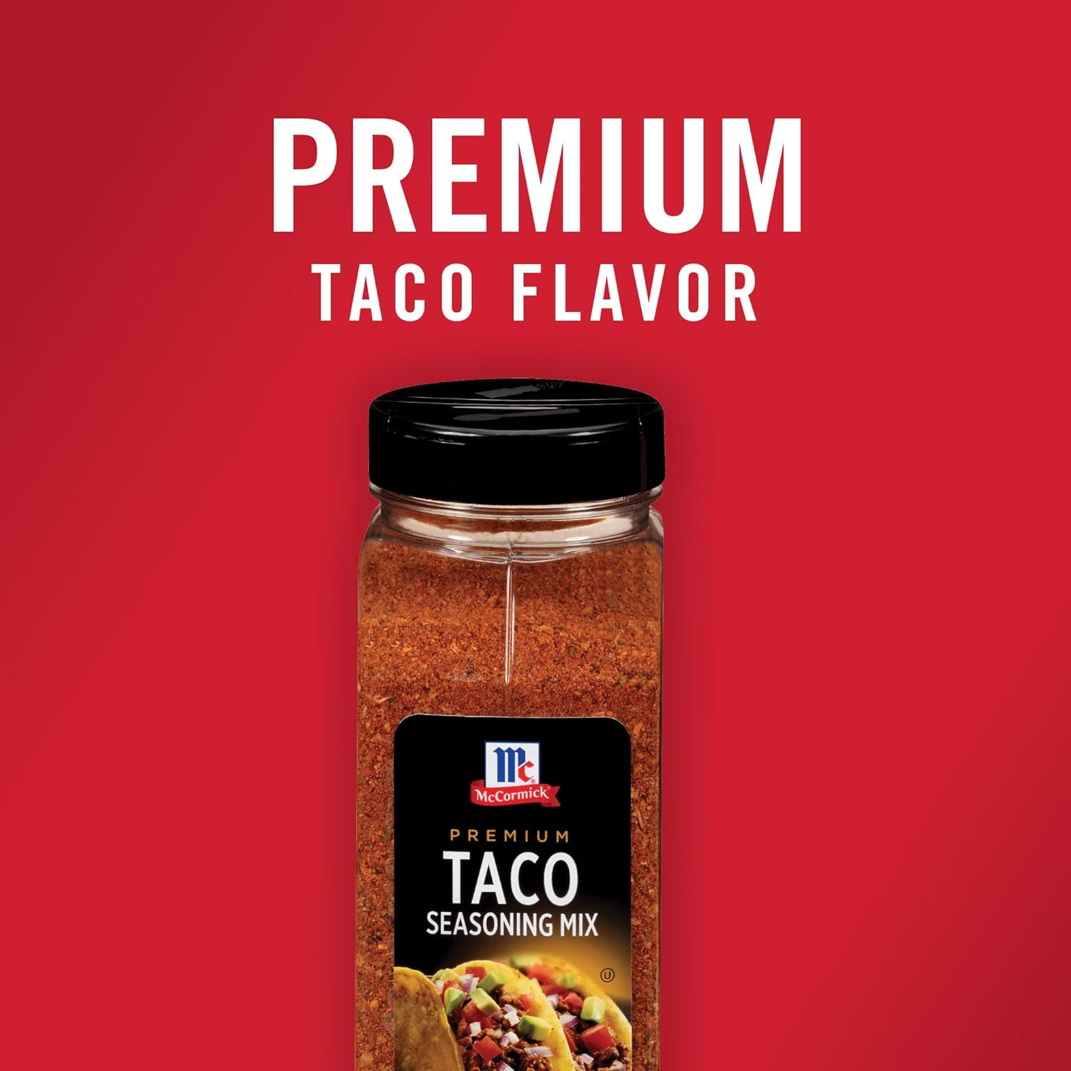McCormick Premium Taco Seasoning Mix, 24 oz – No Artificial Flavors Bulk Spice for Healthy Meal Prep