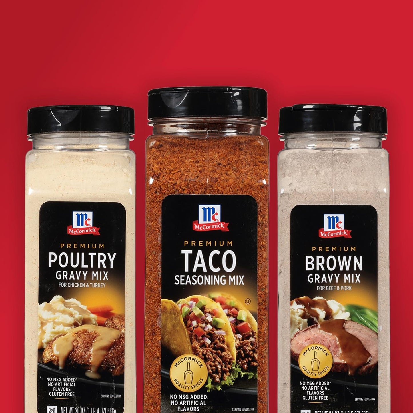 McCormick Premium Taco Seasoning Mix, 24 oz – No Artificial Flavors Bulk Spice for Healthy Meal Prep