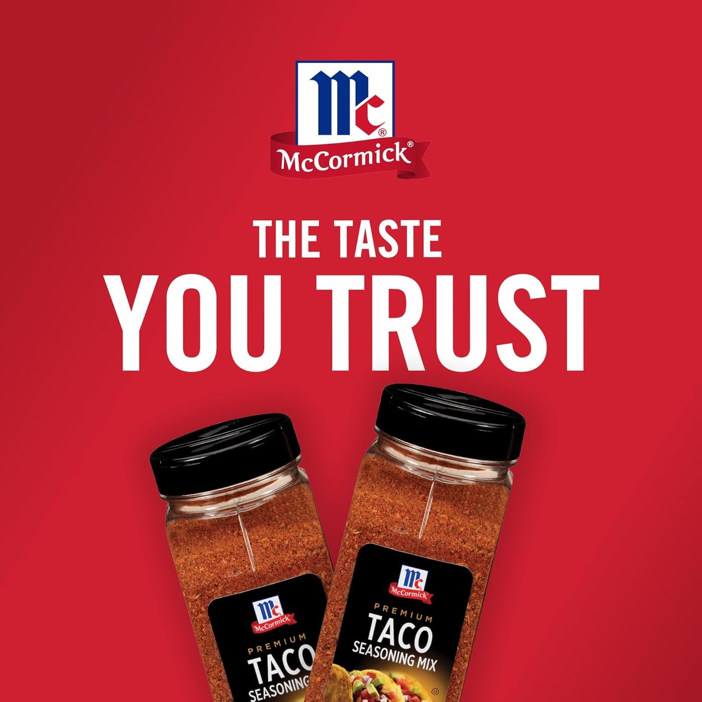 McCormick Premium Taco Seasoning Mix, 24 oz – No Artificial Flavors Bulk Spice for Healthy Meal Prep