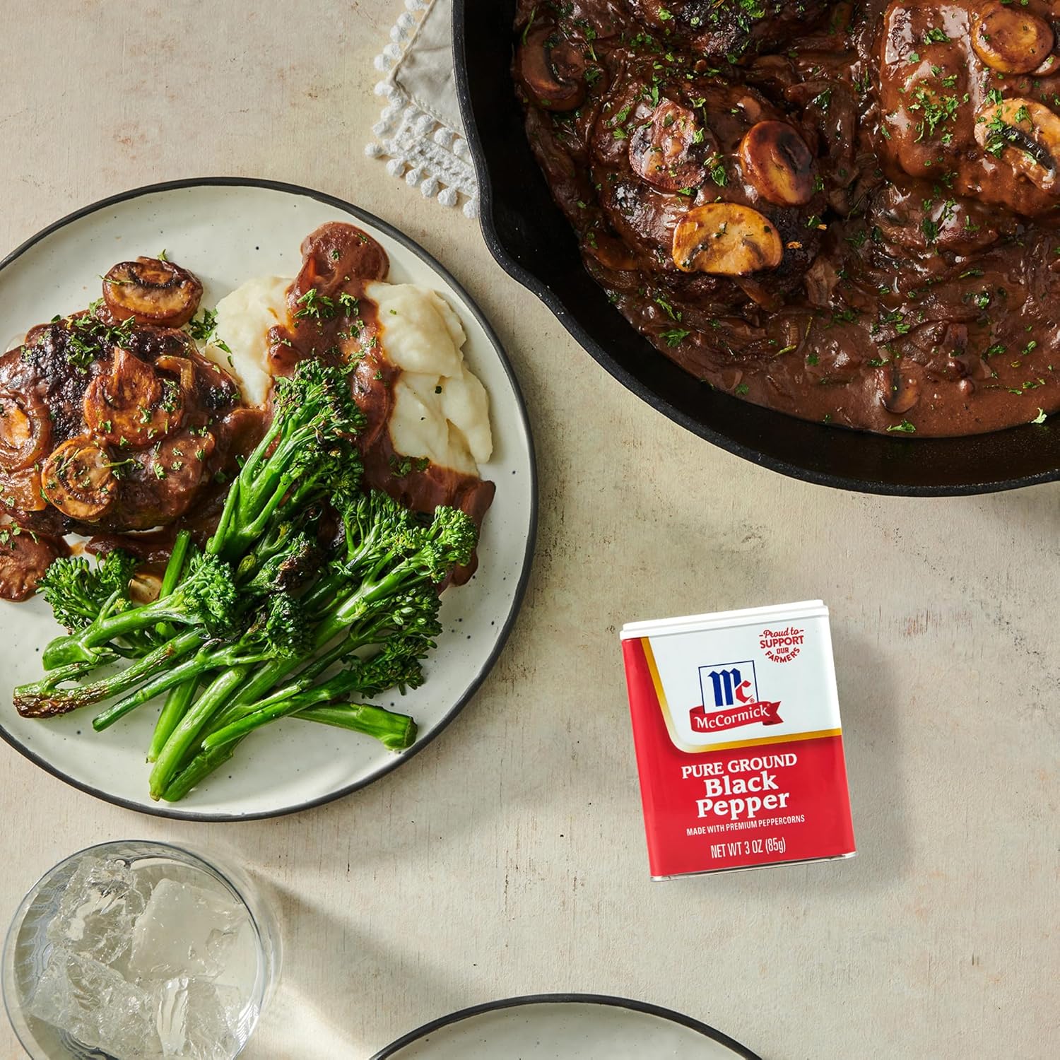 McCormick Pure Ground Black Pepper – Gourmet Pantry Gift Set Staple for Birthdays and Housewarmings