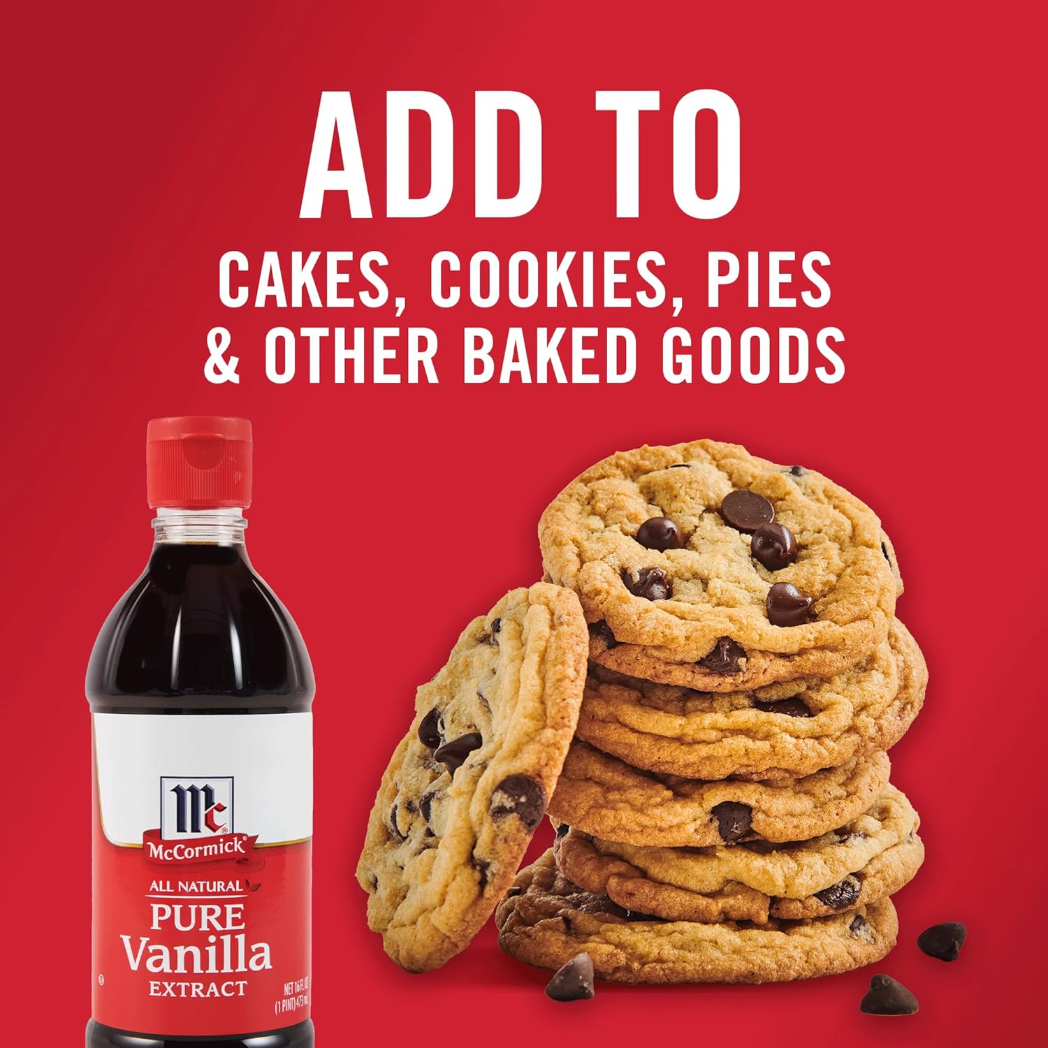 McCormick Pure Vanilla Bean Extract for Self-Care Dessert Making, Clean Label Flavoring for Stress-Free Home Cooking