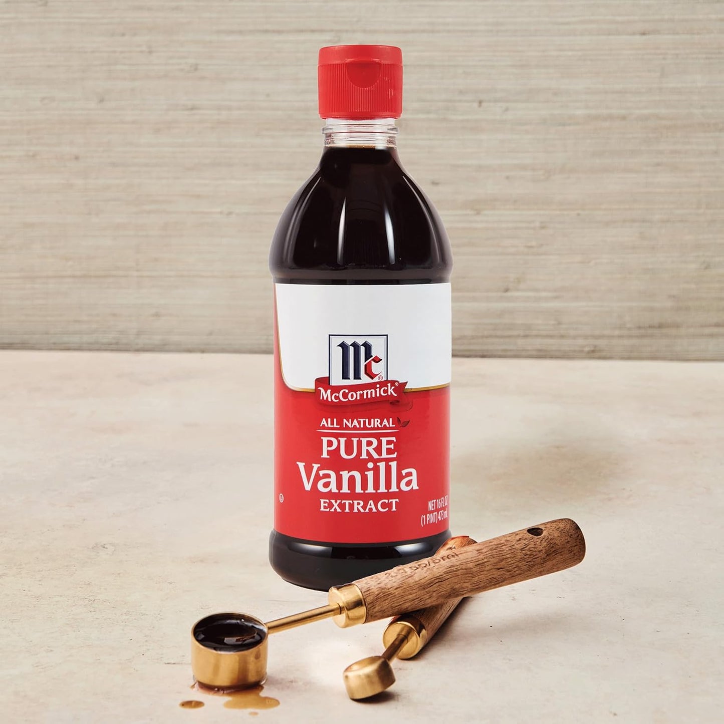 McCormick Pure Vanilla Bean Extract for Self-Care Dessert Making, Clean Label Flavoring for Stress-Free Home Cooking