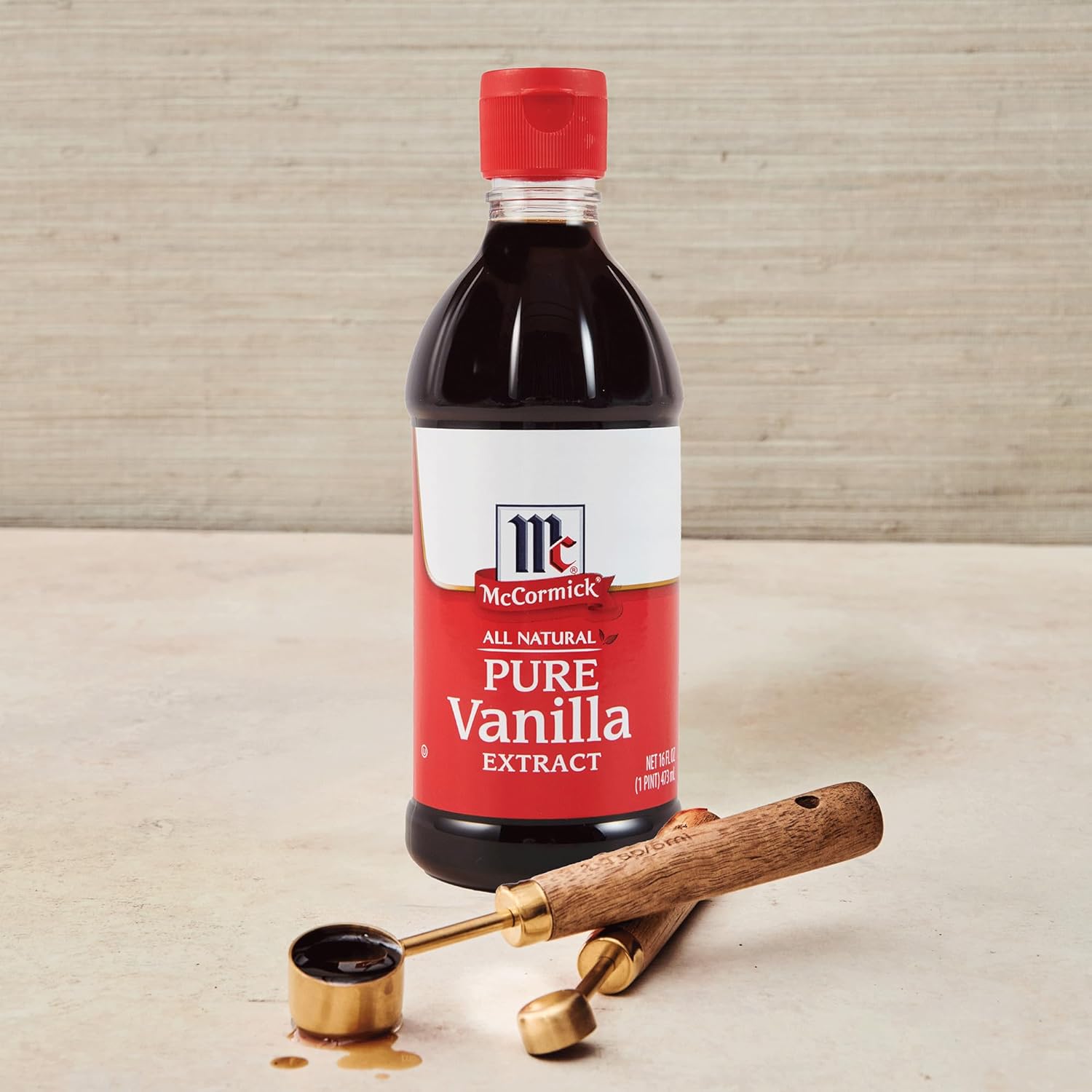 McCormick Pure Vanilla Bean Extract for Self-Care Dessert Making, Clean Label Flavoring for Stress-Free Home Cooking