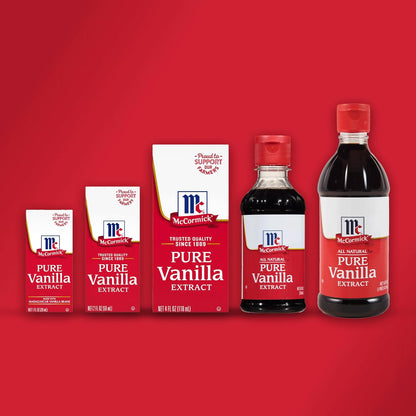 McCormick Pure Vanilla Bean Extract for Self-Care Dessert Making, Clean Label Flavoring for Stress-Free Home Cooking