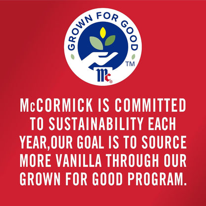 McCormick Pure Vanilla Bean Extract for Self-Care Dessert Making, Clean Label Flavoring for Stress-Free Home Cooking