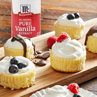 McCormick Pure Vanilla Bean Extract for Self-Care Dessert Making, Clean Label Flavoring for Stress-Free Home Cooking