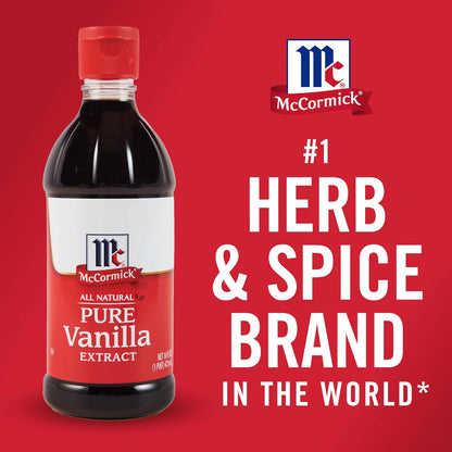 McCormick Pure Vanilla Bean Extract for Self-Care Dessert Making, Clean Label Flavoring for Stress-Free Home Cooking
