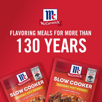 McCormick Savory Pot Roast Seasoning – Countertop-Friendly Weeknight Dinner Mix for One-Pot Family Meals