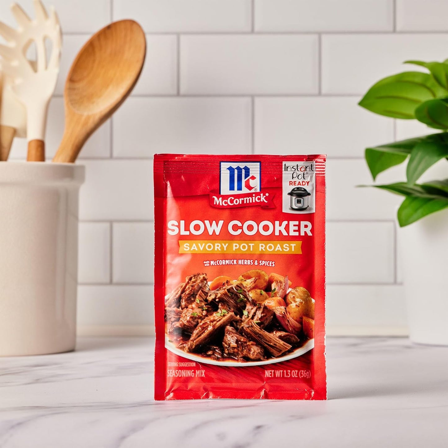 McCormick Savory Pot Roast Seasoning – Countertop-Friendly Weeknight Dinner Mix for One-Pot Family Meals