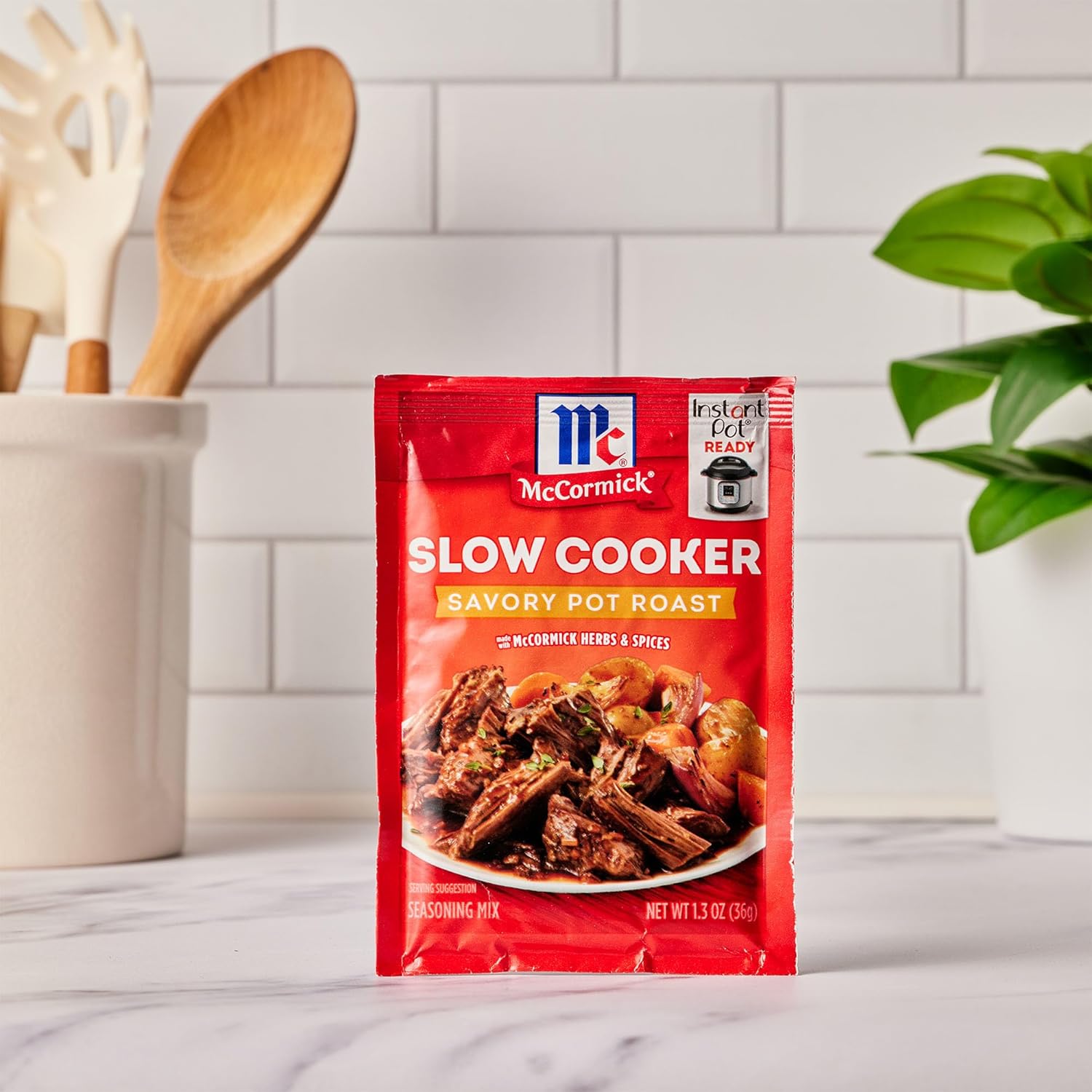 McCormick Savory Pot Roast Seasoning – Countertop-Friendly Weeknight Dinner Mix for One-Pot Family Meals