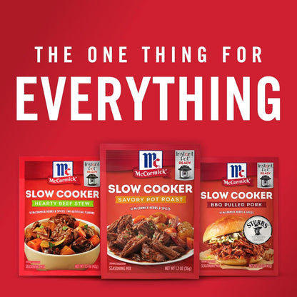 McCormick Savory Pot Roast Seasoning – Countertop-Friendly Weeknight Dinner Mix for One-Pot Family Meals