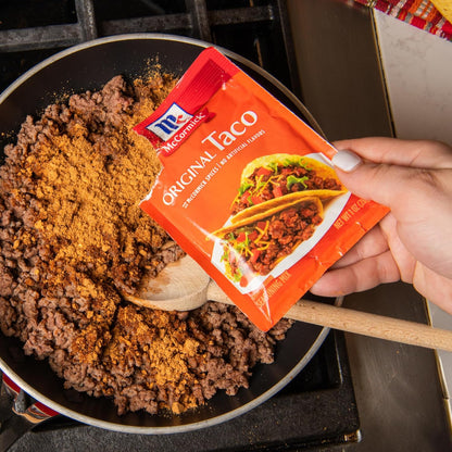 McCormick Taco Seasoning Mix – Bulk 24-Pack Pantry Pack for Cabin and Camping Kitchen Storage