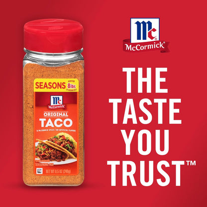 McCormick Taco Seasoning Mix – Clean-Label Taco Spice for Family Meals, Cooks in 15 Minutes