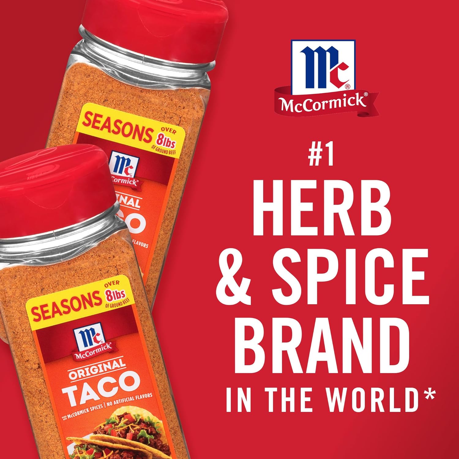 McCormick Taco Seasoning Mix – Clean-Label Taco Spice for Family Meals, Cooks in 15 Minutes
