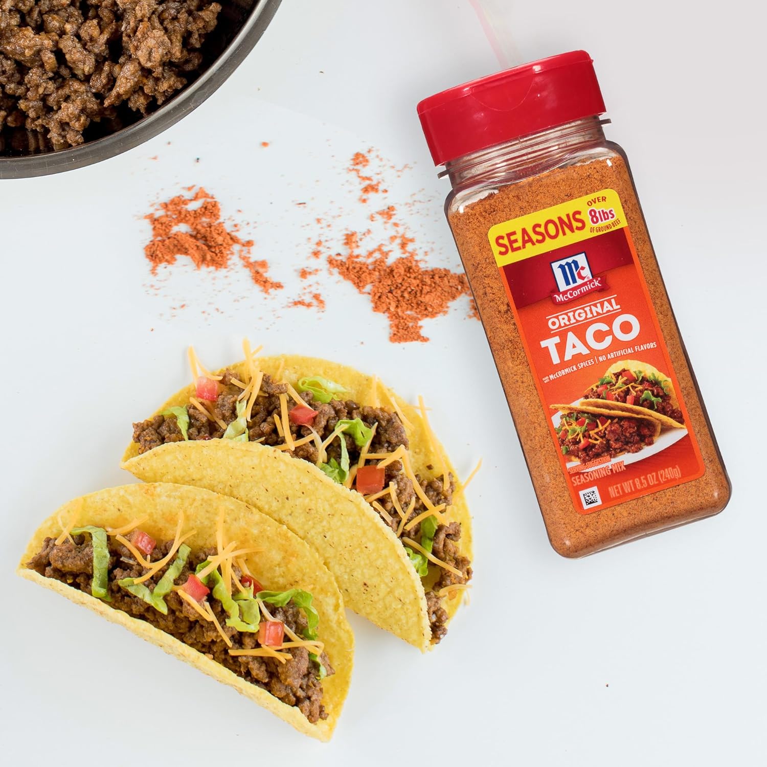McCormick Taco Seasoning Mix – Clean-Label Taco Spice for Family Meals, Cooks in 15 Minutes