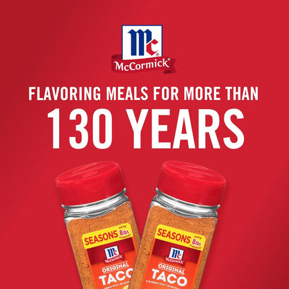 McCormick Taco Seasoning Mix – Clean-Label Taco Spice for Family Meals, Cooks in 15 Minutes