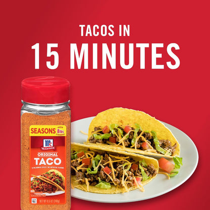 McCormick Taco Seasoning Mix – Clean-Label Taco Spice for Family Meals, Cooks in 15 Minutes