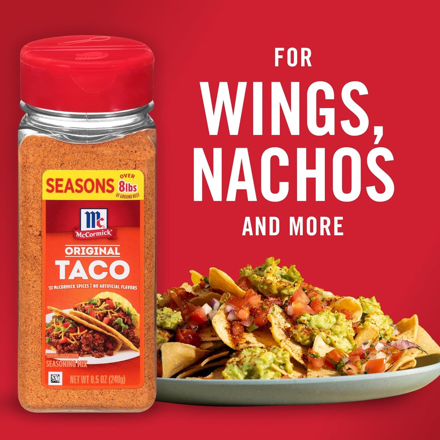 McCormick Taco Seasoning Mix – Clean-Label Taco Spice for Family Meals, Cooks in 15 Minutes