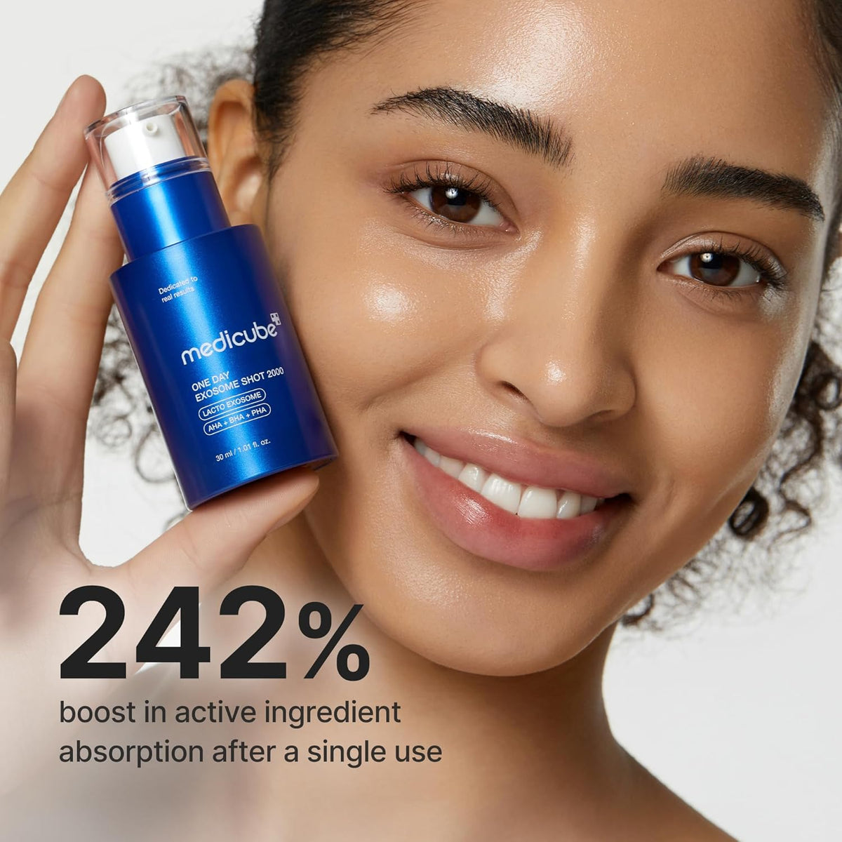 medicube Exosome Shot Booster – Single Bottle Exfoliating Treatment for a Less-Is-More Routine