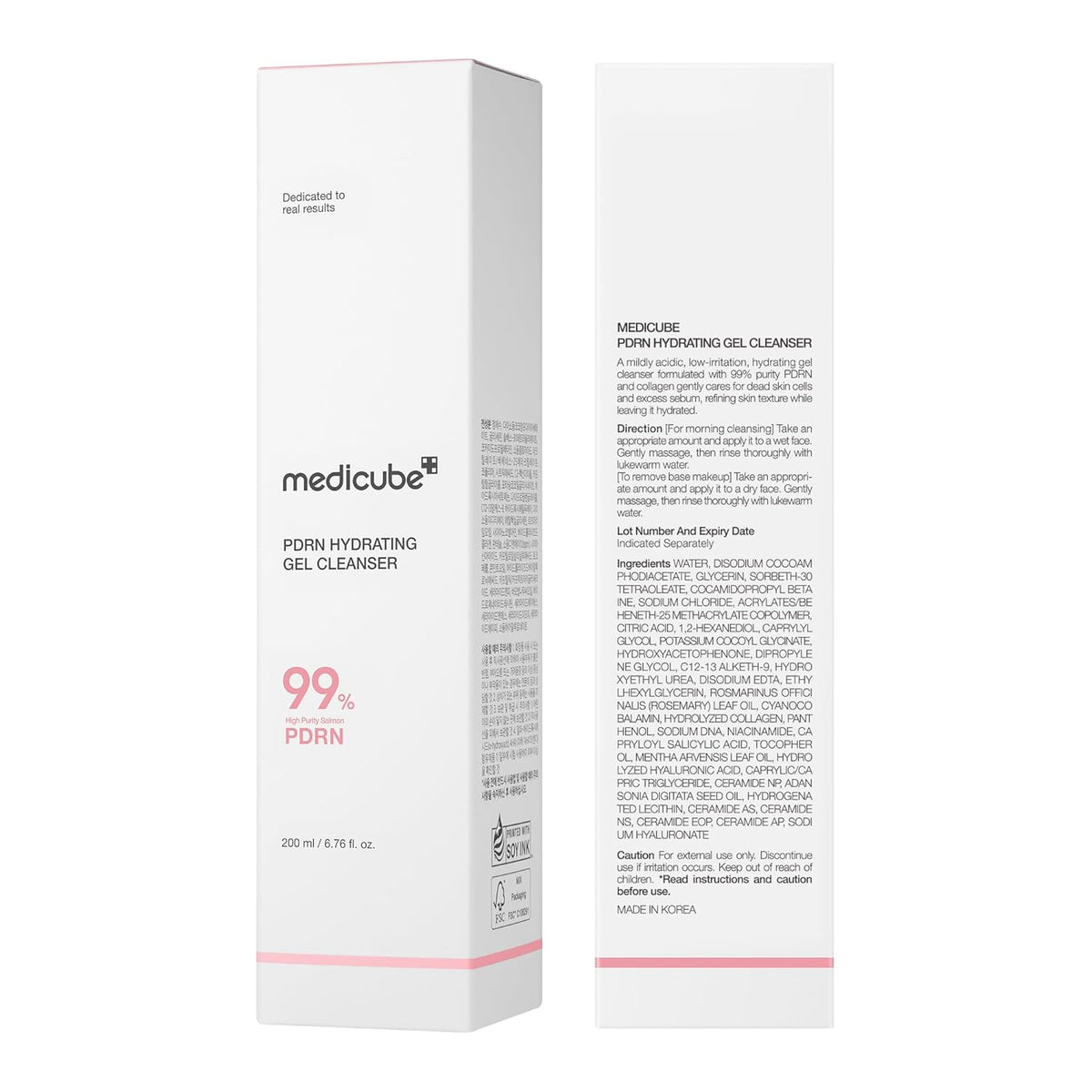 medicube PDRN Jelly to Foam Cleanser | Low-pH Spa-Style Cleanser for Nightly Relaxation Routine