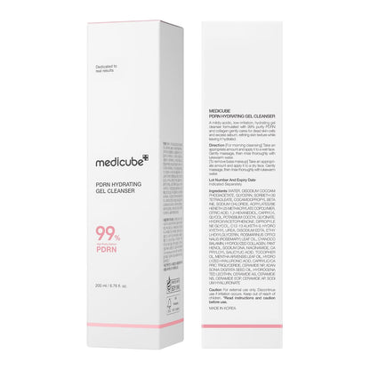 medicube PDRN Jelly to Foam Cleanser | Low-pH Spa-Style Cleanser for Nightly Relaxation Routine
