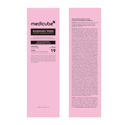 medicube Rosemary PDRN Clarifying Thickening Shampoo | Salon-Quality Strengthening Wash for Flaky Scalp, Refined Home Spa