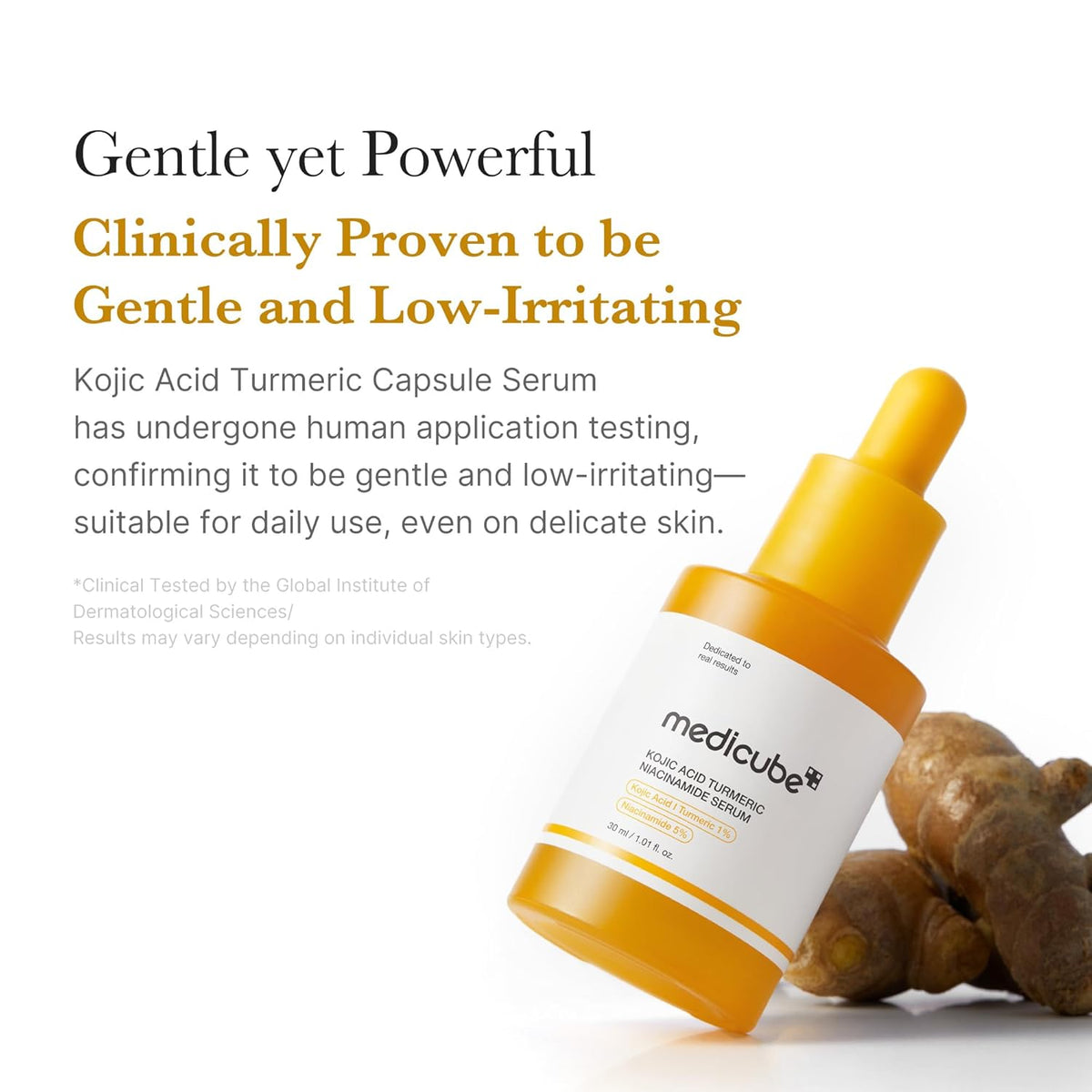 Medicube Turmeric Serum – Streamlined Brightening Complex in a Single 1.01 fl.oz Bottle