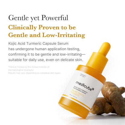 Medicube Turmeric Serum – Streamlined Brightening Complex in a Single 1.01 fl.oz Bottle
