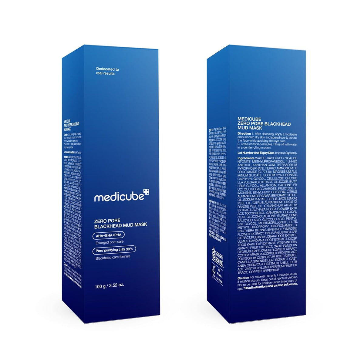 Medicube Zero Pore Blackhead Mud Mask – Dermatologist-Tested Pore Refiner for High-End Skincare Collection