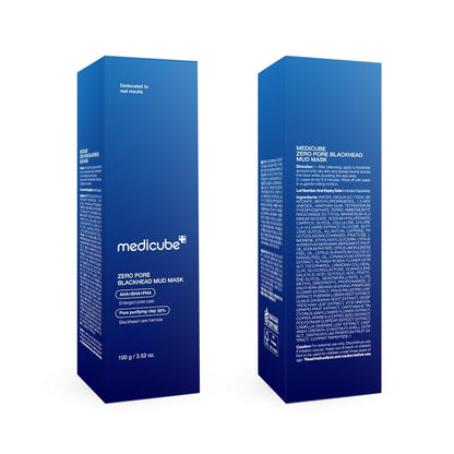 Medicube Zero Pore Blackhead Mud Mask – Dermatologist-Tested Pore Refiner for High-End Skincare Collection