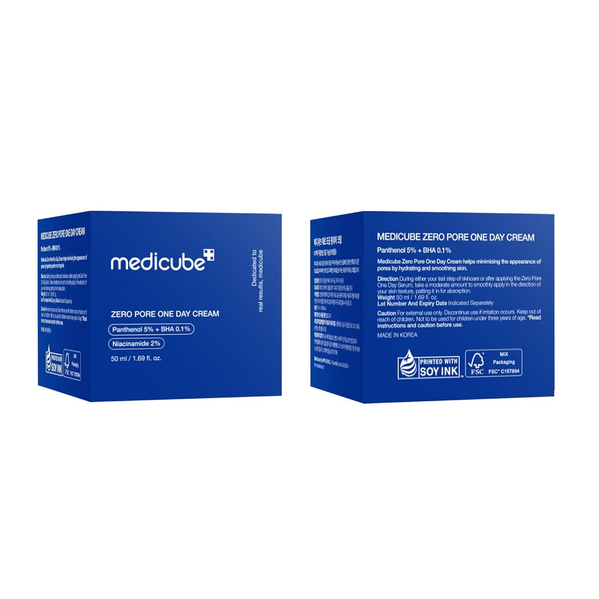 Medicube Zero Pore One-Day Cream 1.69 fl.oz – Single-Step Sebum Control for Uncluttered Beauty Spaces