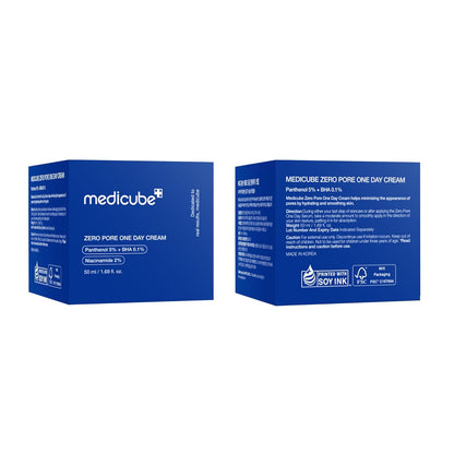 Medicube Zero Pore One-Day Cream 1.69 fl.oz – Single-Step Sebum Control for Uncluttered Beauty Spaces