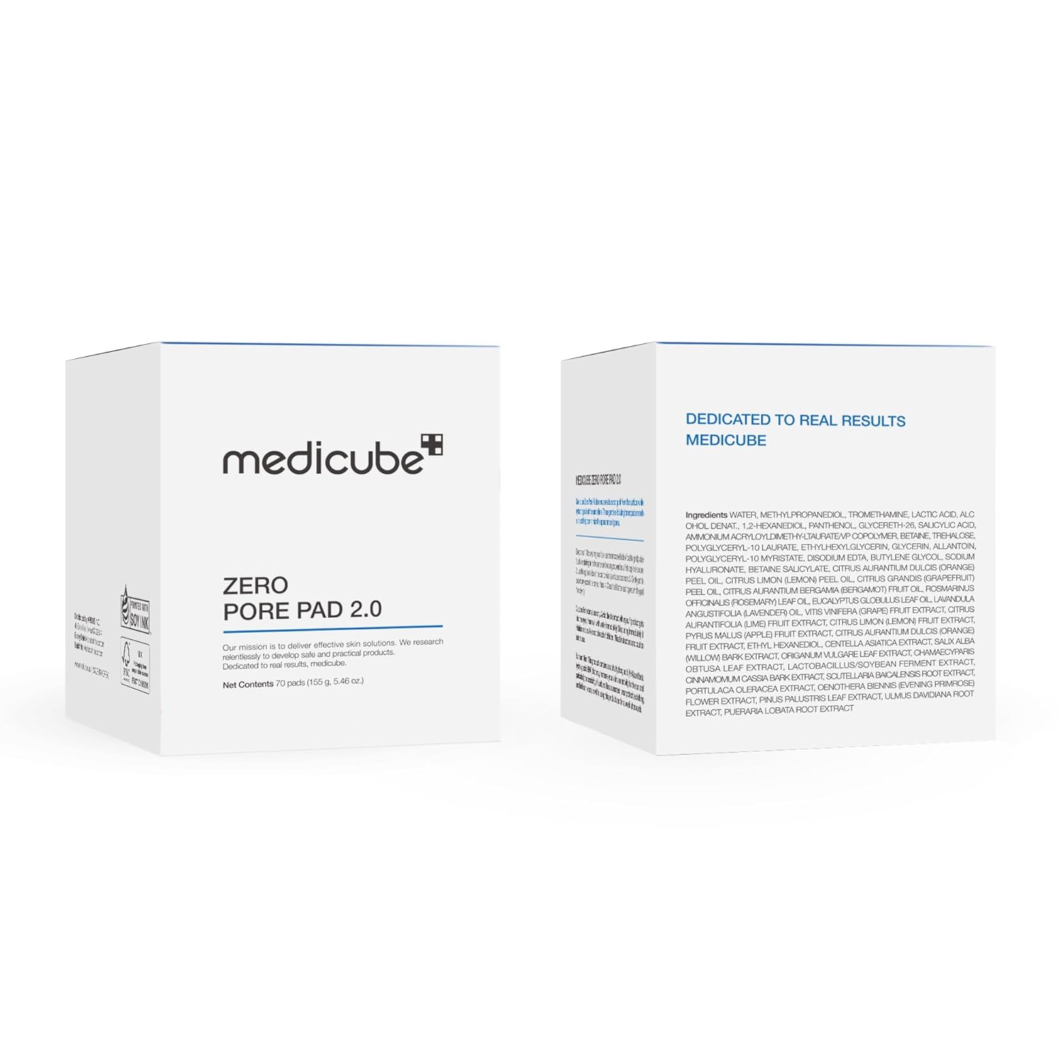medicube Zero Pore Pad 2.0 – Thoughtful Skincare Gift for Mom, Korean Exfoliating Pads for Pore Refinement