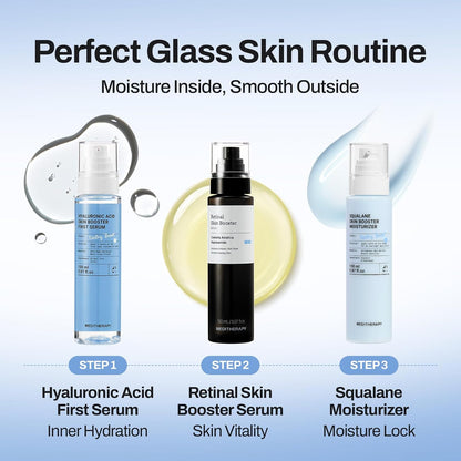 MEDITHERAPY Retinal Skin Booster Serum 5.07 fl oz | Clean Routine Korean Retinal Serum, Fragrance-Free Multi-Step Skincare Staple