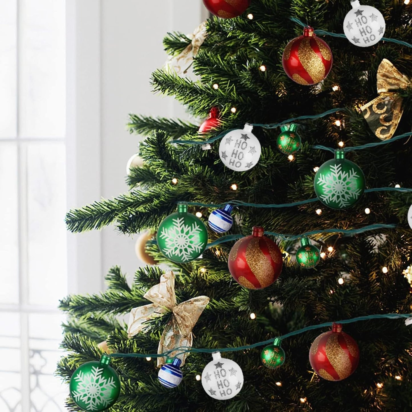 MerryMuse Expandable Christmas Light Set, Family Holiday Gift for Parents Who Love a Coordinated Tree and Mantel Look