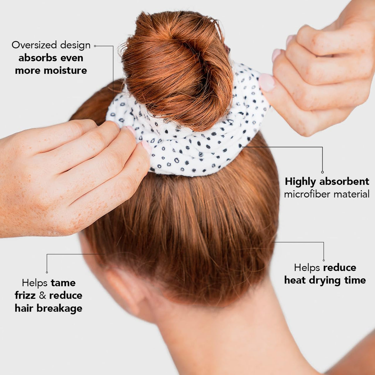 metal-free, seamless construction to protect hair integrity
