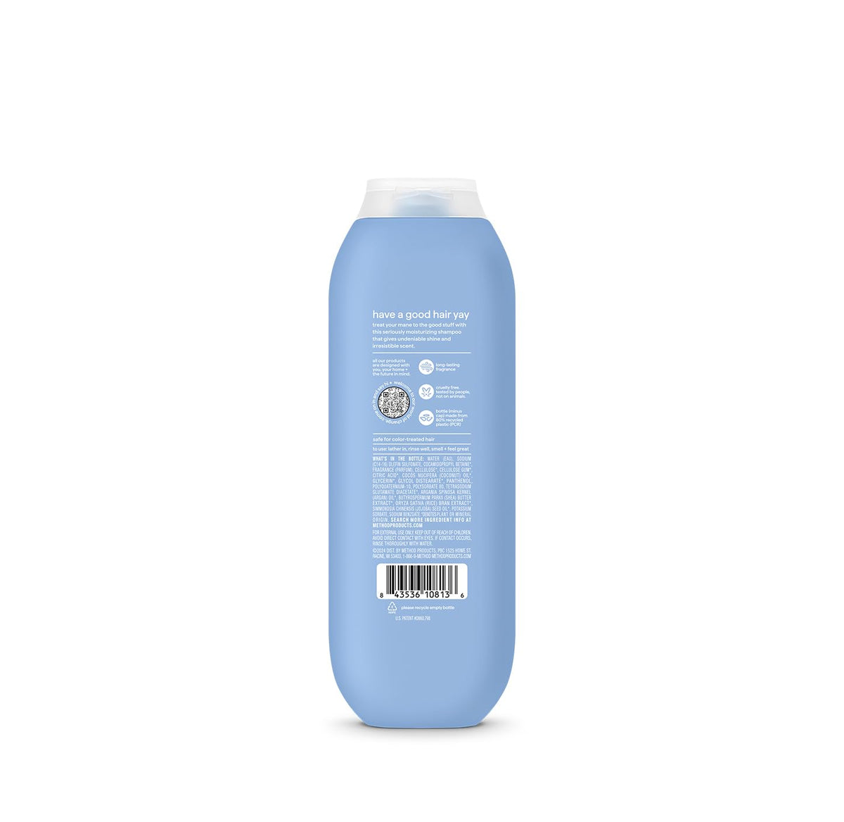 Method Simply Nourish Moisturizing Shampoo – Long-Lasting Fragrance Wash for Stress-Relief Showers