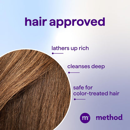 Method Simply Nourish Moisturizing Shampoo – Long-Lasting Fragrance Wash for Stress-Relief Showers