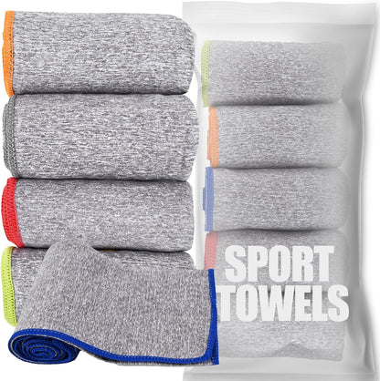 microfiber blend (80% polyester, 20% nylon) for high absorbency and quick drying