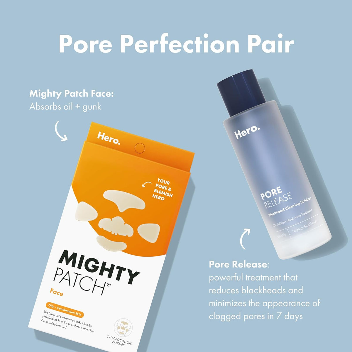 Mighty Patch Hero Cosmetics - Five Neutral-Toned Hydrocolloid Patches for an Uncluttered Skincare Shelf