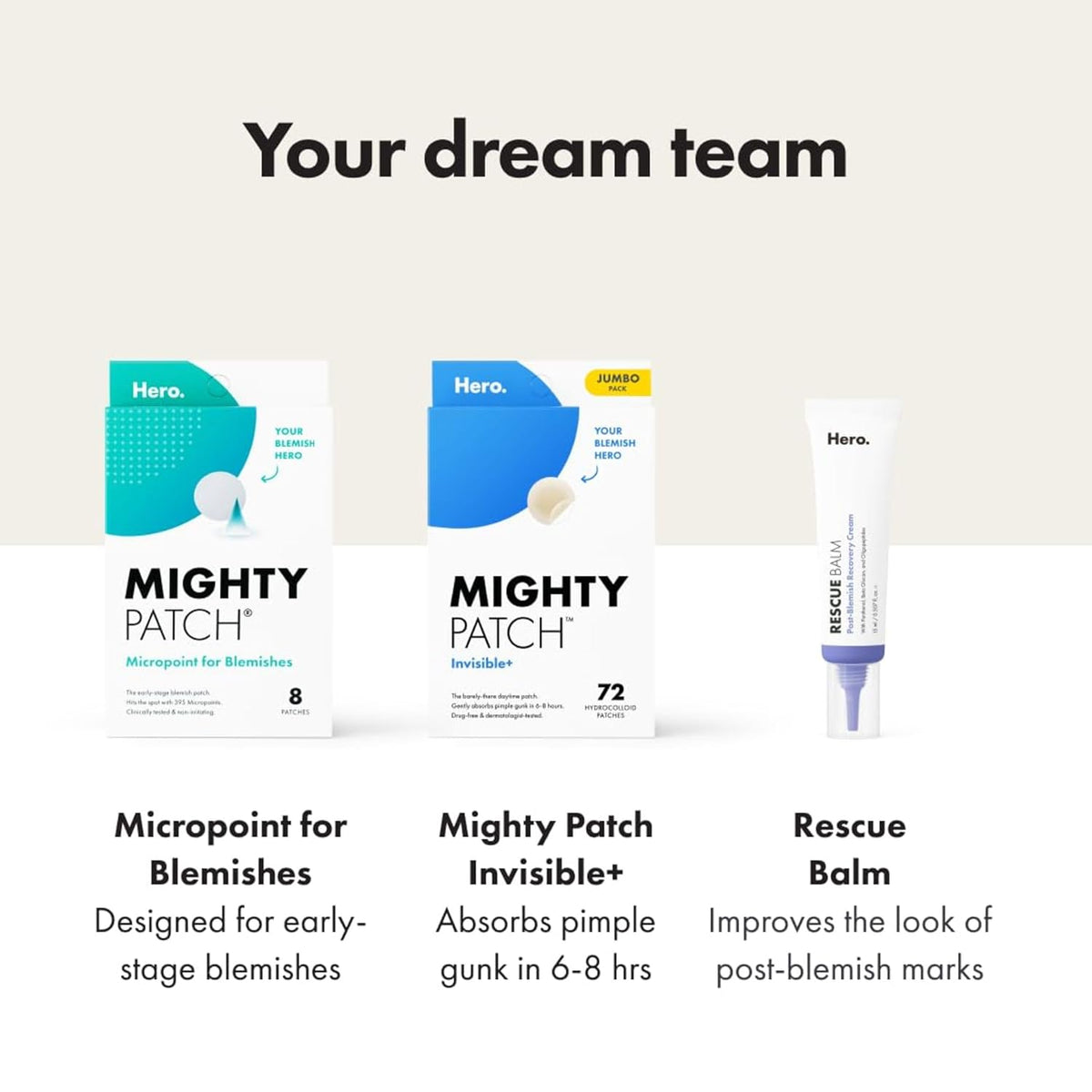 Mighty Patch™ Invisible+ Hydrocolloid Patch – Confidence-Boosting Pick for High Schoolers, Whisper-Thin Blemish Cover