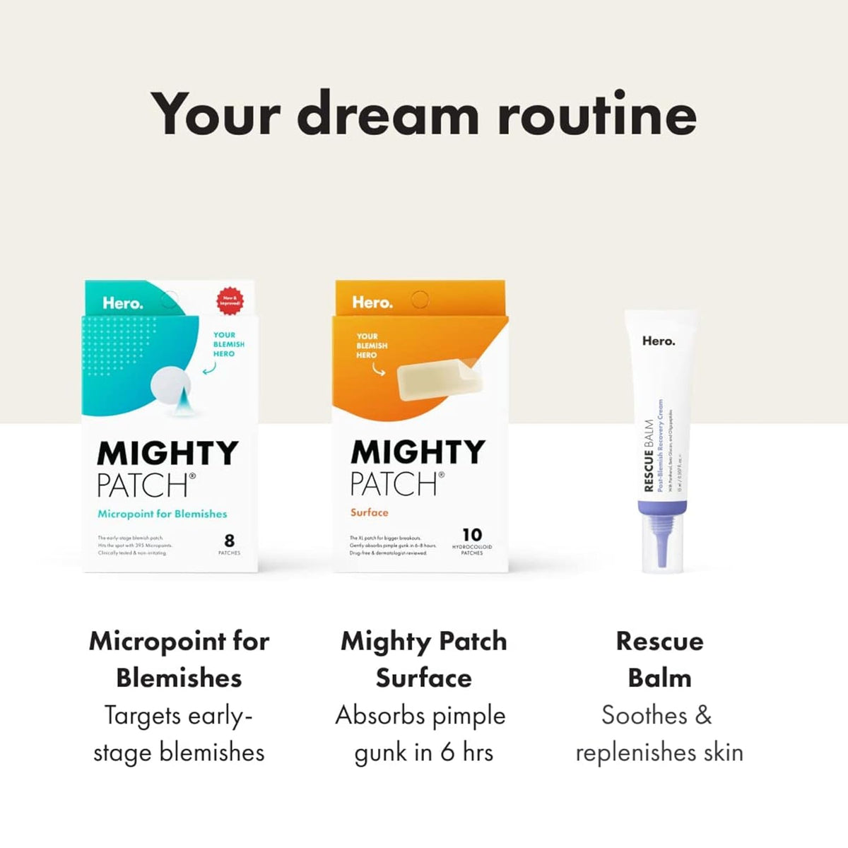 Mighty Patch Surface Large Pimple Patches — Practical Stocking Stuffer and Birthday Gift for the Skincare Lover