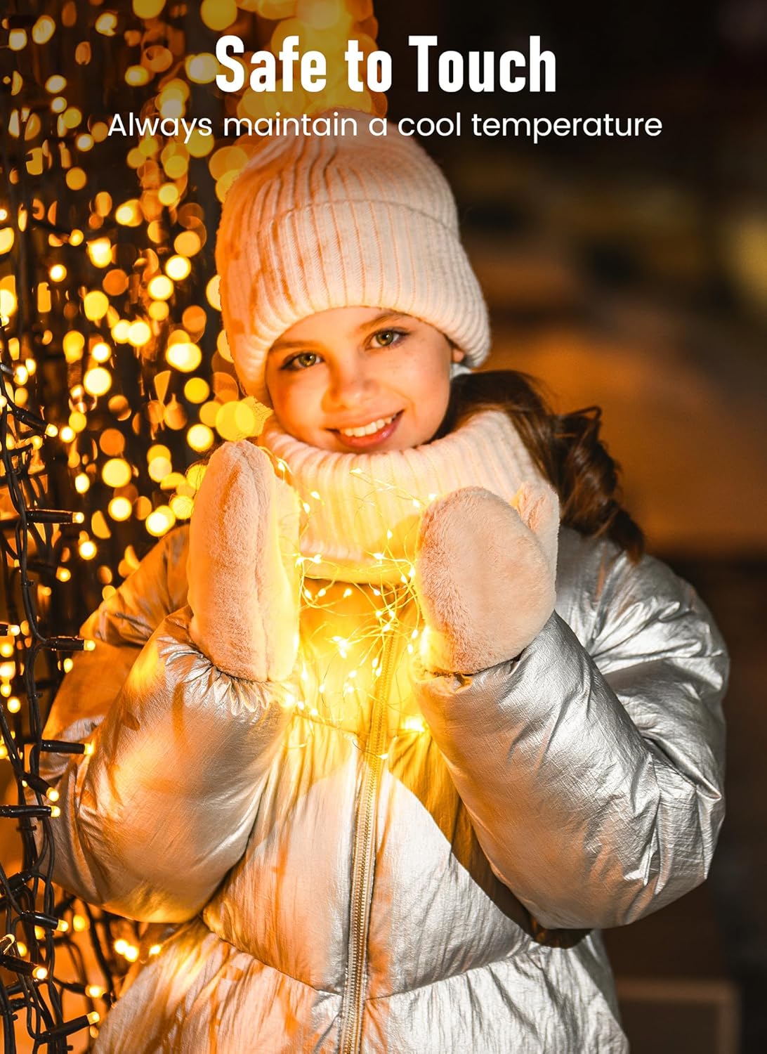 Minetom Twinkle Fairy Lights – Toddler Bedroom Ambient Lighting, Waterproof Dimmable String Lights with Auto Shutoff for Family Use